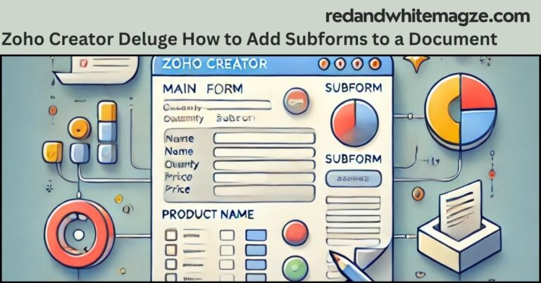 Zoho Creator Deluge How to Add Subforms to a Document